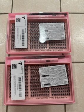 2 Goddevenus Individual Lash Clusters - Pink Cases Brand New